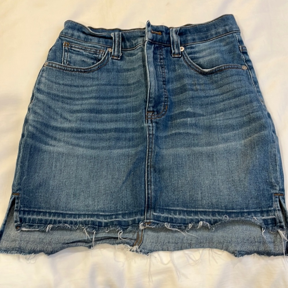 Madewell Jean Skirt